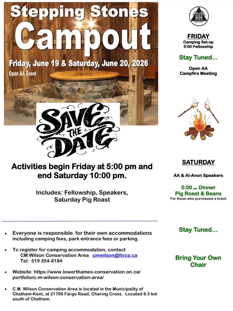 Stepping Stones Campout 2026